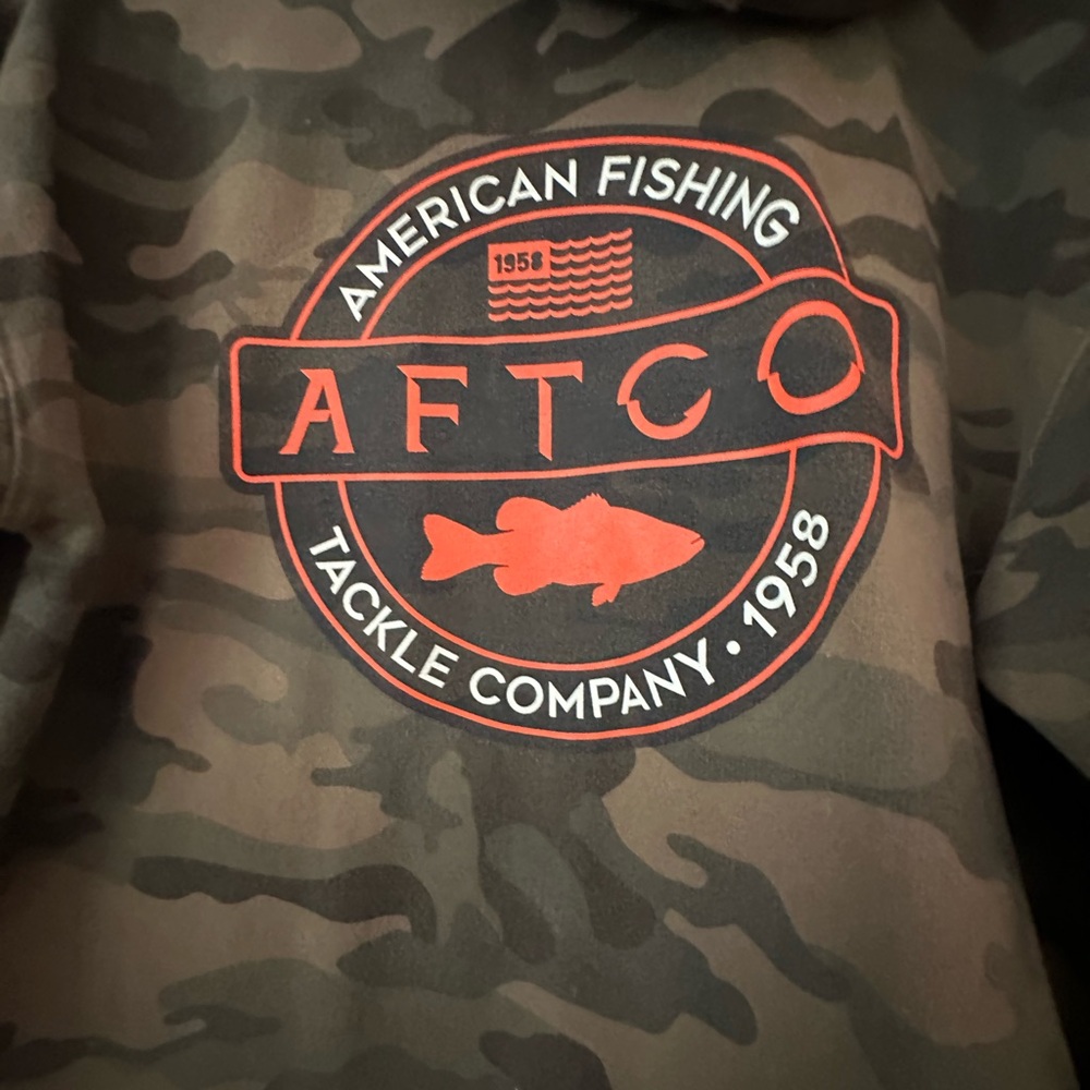 AFTCO Camouflage Fishing Hoodie